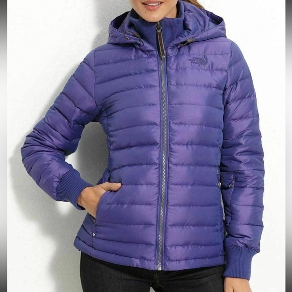 The North Face Jackets & Blazers - WOMENS The North Face Totally Down Hooded Jacket SZ S/P Purple 600